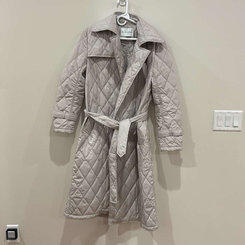 Rebecca Minkoff Diamond Quilted Trench Coat NWT